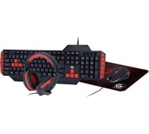 Gembird KEYBOARD USB GAMING KIT ENG/ULTIMATE GGS-UMG4-02 GEMBIRD