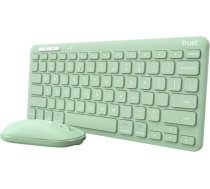 Trust KEYBOARD +MOUSE WRL LYRA/GREEN 24942 TRUST