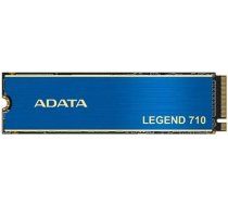 Adata SSD|ADATA|LEGEND 710|256GB|M.2|PCIE|NVMe|3D NAND|Write speed 1000 MBytes/sec|Read speed 2100 MBytes/sec|TBW 65 TB|MTBF 1500000 hours|ALEG-710-256GCS