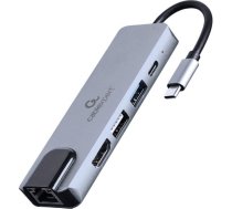 Gembird I/O ADAPTER USB-C TO HDMI/USB3/5IN1 A-CM-COMBO5-04 GEMBIRD