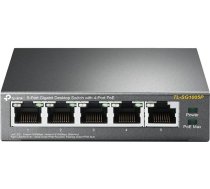 Tp-Link Switch|TP-LINK|Desktop/pedestal|5x10Base-T / 100Base-TX / 1000Base-T|PoE ports 4|TL-SG1005P