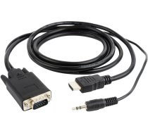 Gembird CABLE HDMI-VGA +3.5MM/3M A-HDMI-VGA-03-10 GEMBIRD