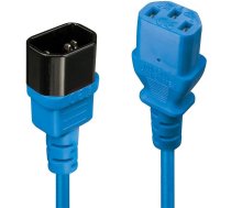 Lindy CABLE POWER IEC EXTENSION 0.5M/BLUE 30470 LINDY