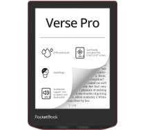 Pocketbook E-Reader|POCKETBOOK|Verse Pro|6"|1072x1448|1xUSB-C|Wireless LAN|Bluetooth|Red|PB634-3-WW