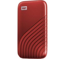 Western Digital External SSD|WESTERN DIGITAL|My Passport|1TB|USB-C|Write speed 1000 MBytes/sec|Read speed 1050 MBytes/sec|WDBAGF0010BRD-WESN