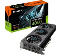 Gigabyte Graphics Card|GIGABYTE|NVIDIA GeForce RTX 4060|8 GB|GDDR6|128 bit|PCIE 4.0 16x|Dual Slot Fansink|2xHDMI|2xDisplayPort|GV-N4060EAGLEOC-8GD