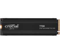 Crucial SSD|CRUCIAL|T700|4TB|M.2|PCIe Gen5|NVMe|TLC|Write speed 11800 MBytes/sec|Read speed 12400 MBytes/sec|TBW 2400 TB|CT4000T700SSD5