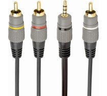 Gembird CABLE AUDIO 3.5MM 4PIN TO 3RCA/AV 1.5M CCAP-4P3R-1.5M GEMBIRD