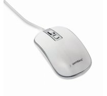 Gembird MOUSE USB OPTICAL WHITE/SILVER/MUS-4B-06-WS GEMBIRD