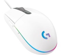 Logitech MOUSE USB OPTICAL G102 LIGHTSY/WHITE 910-005824 LOGITECH