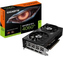 Gigabyte Graphics Card|GIGABYTE|NVIDIA GeForce RTX 4060 Ti|8 GB|GDDR6|128 bit|PCIE 3.0 16x|GPU 2550 MHz|Dual Slot Heatpipe|1xHDMI|3xDisplayPort|GV-N406TWF2OCV2-8GD