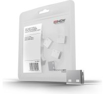 Lindy USB PORT BLOCKER 10PACK/WHITE 40464 LINDY