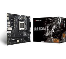 Biostar Mainboard|BIOSTAR|AMD B650|SAM5|Micro-ATX|Memory DDR5|Memory slots 2|1xPCI-Express 3.0 1x|1xPCI-Express 4.0 16x|1xM.2|1xHDMI|1xDisplayPort|2xUSB 2.0|4xUSB 3.2|1xRJ45|3xAudio     port|B650MT