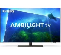 Philips TV Set|PHILIPS|65"|OLED/Smart|3840x2160|Wireless LAN|Bluetooth|Google TV|Metallic|65OLED818/12