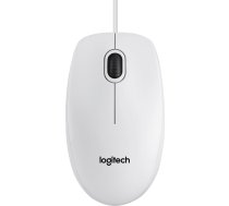 Logitech MOUSE USB OPTICAL B100/WHITE OEM 910-003360 LOGITECH