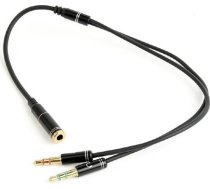 Gembird CABLE AUDIO 3.5MM SOCKET TO/2X3.5MM PLUG CCA-418M GEMBIRD
