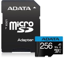 Adata MEMORY MICRO SDXC 256GB W/AD./AUSDX256GUICL10A1-RA1 ADATA