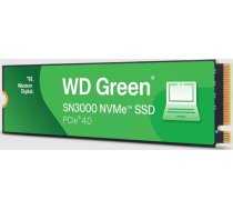 Western Digital SSD|WESTERN DIGITAL|Green|500GB|M.2|PCIe Gen4|NVMe|Write speed 4100 MBytes/sec|Read speed 5000 MBytes/sec|2.3mm|TBW 100 TB|WDS500G4G0E