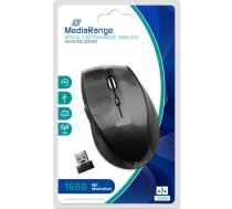 Mediarange MOUSE USB OPTICAL WRL 5-BUTTON/BLACK MROS207 MEDIARANGE