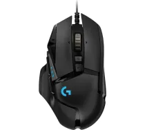 Logitech MOUSE USB OPTICAL G502 HERO/BLACK 910-005471 LOGITECH