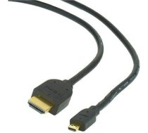 Gembird CABLE HDMI-MICRO HDMI 3M V.2.0/BLK CC-HDMID-10 GEMBIRD