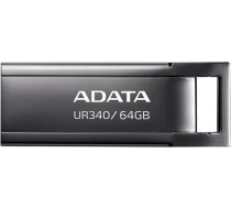 Adata MEMORY DRIVE FLASH USB3.2 64GB/BLACK AROY-UR340-64GBK ADATA