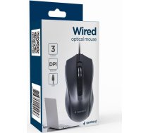 Gembird MOUSE USB OPTICAL/BLACK MUS-3B-01 GEMBIRD