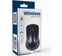 Gembird MOUSE USB OPTICAL WRL/BLACK MUSW-4B-04 GEMBIRD