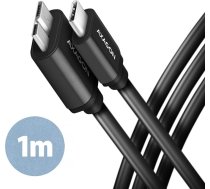 Axagon CABLE USB-C TO MICRO-B 1M/SPEED BLK BUMM3-CM10AB AXAGON