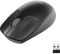 Logitech MOUSE USB OPTICAL WRL M190/CHARCOAL 910-005905 LOGITECH