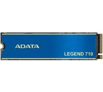 Adata SSD|ADATA|LEGEND 710|512GB|M.2|PCIE|NVMe|3D NAND|Write speed 1000 MBytes/sec|Read speed 2400 MBytes/sec|TBW 130 TB|MTBF 1500000 hours|ALEG-710-512GCS