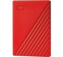 Western Digital External HDD|WESTERN DIGITAL|My Passport|2TB|USB 2.0|USB 3.0|USB 3.2|Colour Red|WDBYVG0020BRD-WESN