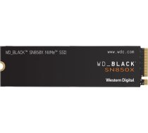 Western Digital SSD|WESTERN DIGITAL|Black SN850X|1TB|M.2|PCIE|NVMe|Write speed 6300 MBytes/sec|Read speed 7300 MBytes/sec|2.38mm|TBW 600 TB|WDS100T2X0E