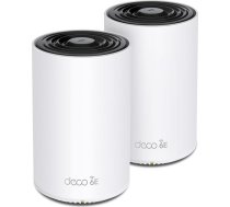 Tp-Link Wireless Router|TP-LINK|Wireless Access Point / Router|2-pack|5400 Mbps|Mesh|Wi-Fi 6e|2x10/100/1000M|1x2.5GbE|LAN  WAN ports 3|Number of antennas 4|DECOXE75PRO(2-PACK)