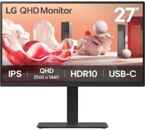 LG LCD Monitor|LG|27BA75QB-B|27"|Panel IPS|2560x1440|16:9|100Hz|Matte|Speakers|Swivel|Pivot|Height adjustable|Tilt|Colour Black|27BA75QB-B