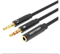 Vention CABLE AUDIO 2X3.5MM TO 3.5MM/0.3M BBTBY VENTION