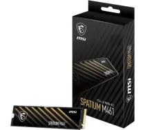 MSI SSD|MSI|SPATIUM M461|1TB|M.2|PCIE|NVMe|3D NAND|Write speed 3200 MBytes/sec|Read speed 5000 MBytes/sec|2.15mm|TBW 250 TB|MTBF 1500000 hours|S78-440L1D0-P83