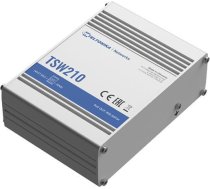Teltonika Switch|TELTONIKA|TSW210|8x10Base-T / 100Base-TX / 1000Base-T|2xSFP|TSW210