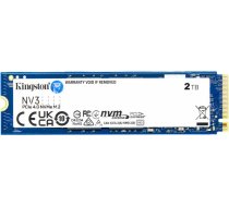 Kingston SSD|KINGSTON|NV3|2TB|M.2|PCIE|NVMe|3D NAND|Write speed 5000 MBytes/sec|Read speed 6000 MBytes/sec|TBW 640 TB|MTBF 200000 hours|SNV3S/2000G