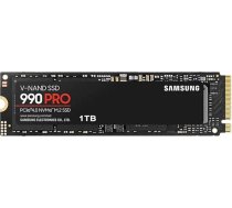 Samsung SSD|SAMSUNG|990 PRO|1TB|M.2|PCIE|NVMe|MLC|Write speed 6900 MBytes/sec|Read speed 7450 MBytes/sec|2.3mm|TBW 600 TB|MTBF 1500000 hours|MZ-V9P1T0BW