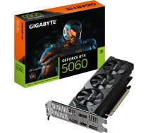 Gigabyte Graphics Card|GIGABYTE|NVIDIA GeForce RTX 5060|8 GB|GDDR7|128 bit|PCIE 5.0 16x|GPU 2512 MHz|Triple slot Fansink|GV-N5060OC-8GL