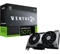 MSI Graphics Card|MSI|NVIDIA GeForce RTX 5070|12 GB|GDDR7|192 bit|PCIE 5.0 16x|Dual Slot Fansink|1xHDMI|3xDisplayPort|RTX507012GVENTUS2XOC