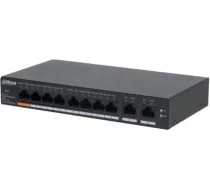 Dahua Switch|DAHUA|CS4010-8GT-60|Switch type Managed|Switch layer L2|Form factor Desktop/Wall-Mounting|10xRJ-45 ports|RJ-45 Ports Type Gigabit Ethernet (10/100/1000)|Power over Ethernet (PoE) Yes|8xPower over Ethernet (PoE) ports quantity|Total Power over