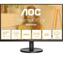 AOC LCD Monitor|AOC|27 "|3840 x 2160 pixels|4K Ultra HD|Native aspect ratio 16:9|LCD|Flat|U27B3A