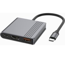 Gembird I/O ADAPTER USB-C TO HDMI/USB3/3IN1 A-CM-COMBO3-05 GEMBIRD