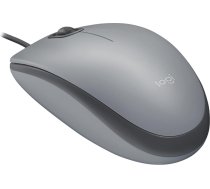 Logitech MOUSE USB OPTICAL M110 SILENT/MID GRAY 910-006760 LOGITECH