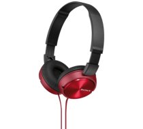 SONY MDR-ZX310R On-Ear 3.5mm red  (MDRZX310R.AE)