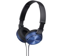 SONY MDR-ZX310L On-Ear Headphones, 3.5mm, Blue (MDRZX310L.AE)