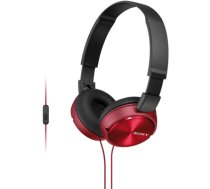 SONY MDR-ZX310APR On-Ear 3.5mm red Headset function  (MDRZX310APR.CE7)