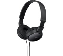 SONY MDR-ZX110B On-Ear Headphones, 3.5mm, Black (MDRZX110B.AE)